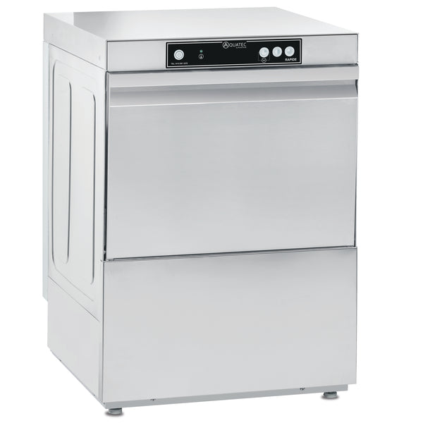 AQUATEC RAPIDE Undercounter Dishwasher 500mm Basket + Drain Pump