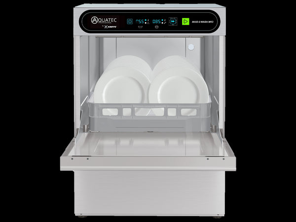 Aquatec Professional Maid-2-Wash MK3 Undercounter Dishwasher 500mm Basket + Drain Pump