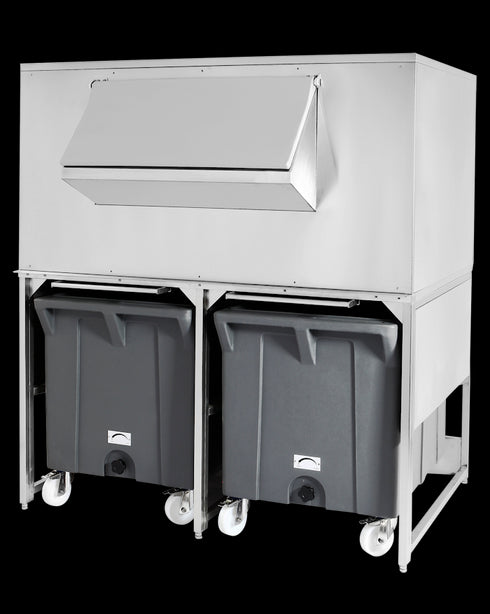 Maidaid MDR500 Ice Storage Bin (Modular Ice Machine Required) Capacity Bay 380kg & Trolley 2 x 108kg