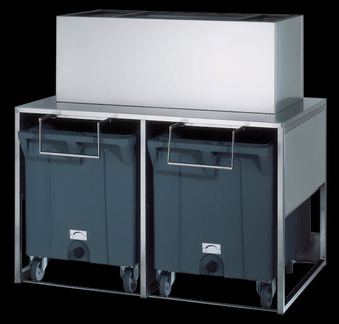 Maidaid MDR100 Ice Storage Bin (Modular Ice Machine Required) Capacity Bay 50kg & Trolley 2 x 108kg