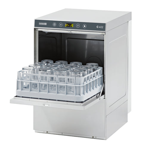 Maidaid C402D Undercounter Glasswasher 390mm Basket + Drain Pump